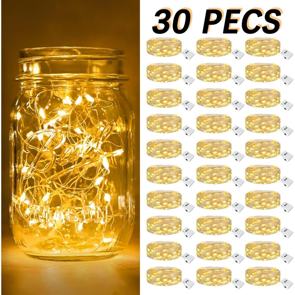 30 Fio Luzes De Fada Led 2 ou 3 Metros Para Estantes Festa Em Casa De Casamento Decoração De Natal