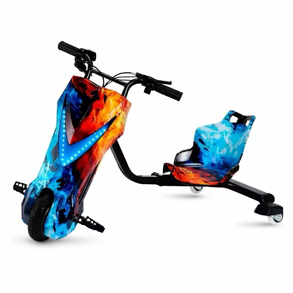 Triciclo Infantil Elétrico Com Bluetooth MP3 Drift Farol e Luz LED - Modelo Especial
