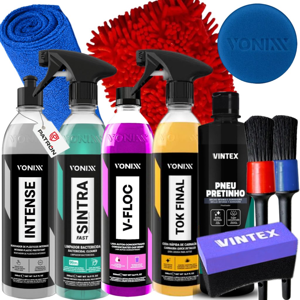 Kit Completo para Estética Automotiva Vonixx