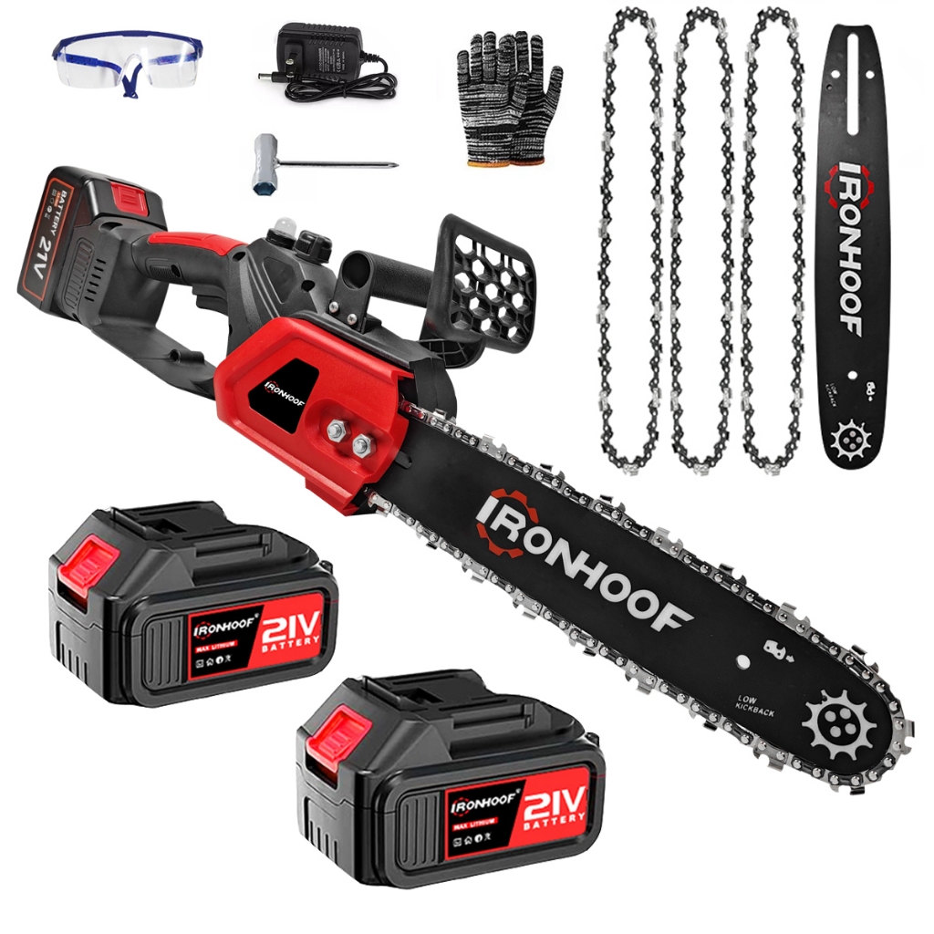Moto Serra Elétrica 6/12 Polegadas Potente 3000W Brushless Com 2 Baterias